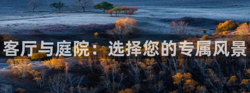 ta娱乐 卧龙股东60447：客厅与庭院：选择您的专属风景