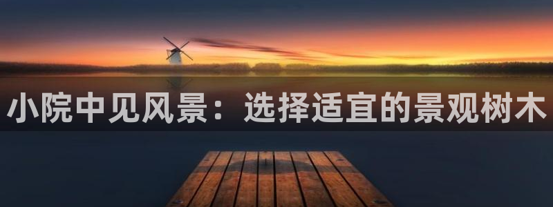 卧龙娱乐注册：小院中见风景：选择适宜的景观树木